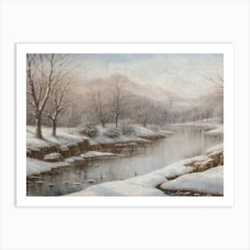 Winter Scene 5  Art Print