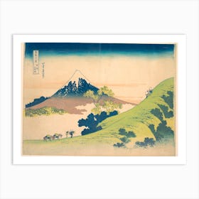 The Inume Pass In Kai Province, Katsushika Hokusai Art Print