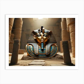 Pharaoh Mask 3 Art Print