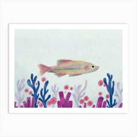With The Fishes Art Print
