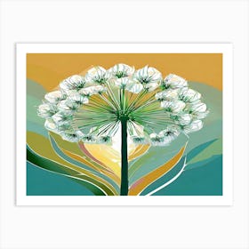 Allium Art Print