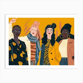 Group Of Women 19 Art Print