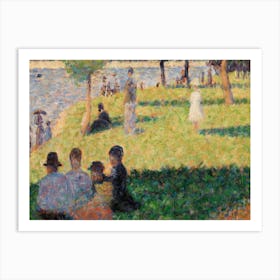 Study For Un Dimanche Ã La Grande Jatte, Georges Seurat Art Print