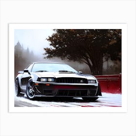 Mustang Gtr Art Print