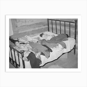 Children Asleep While Their Parents Square Dance, Pie Town, New Mexico By Russell Lee Art Print