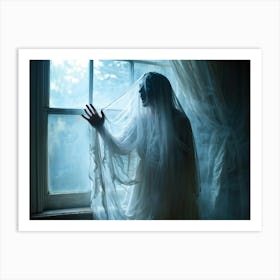 Ghostly Woman 1 Art Print