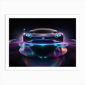 Futuristic Car 39 Art Print