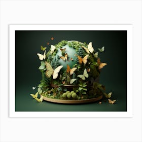 World Of Butterflies Art Print