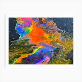 Abstract Oil Painting Art Print