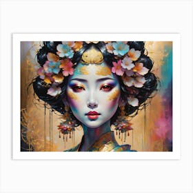 Geisha 3 Art Print