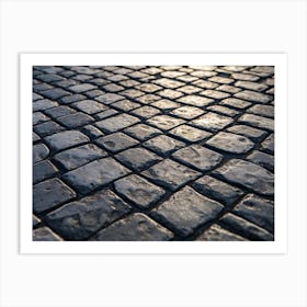 Cobblestone Road 1 Art Print