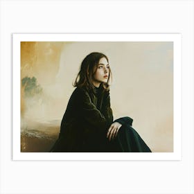 Portrait Of A Young Woman 1 Art Print