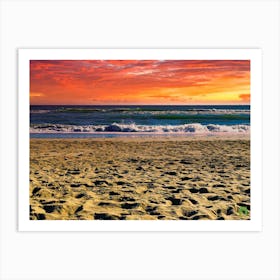 Sunset On The Beach 20231028161451rt1pub Art Print