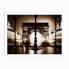 Arc De Triomphe Paris 6 Art Print