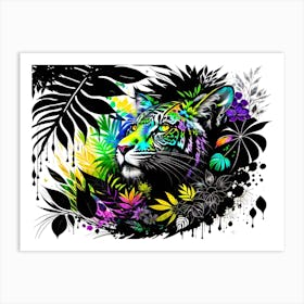 Jungle Tiger Art Print