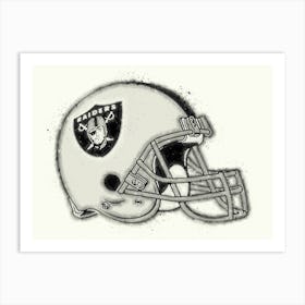 Las Vegas Raiders Helmet Art Print