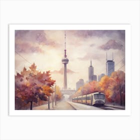 Toronto Cityscape 1 Art Print