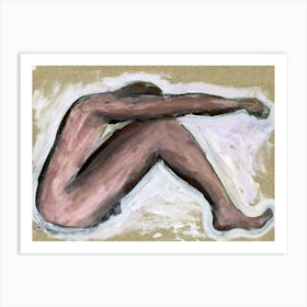 Desperate Man - male nude homoerotic gay art man erotic Anton Maliar Art Print