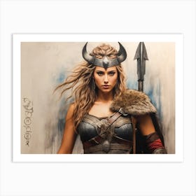 Viking warrior 1 Art Print