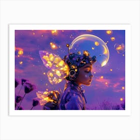 astropunk fairy Art Print