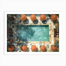 Malibu Dream Pool 2 Art Print