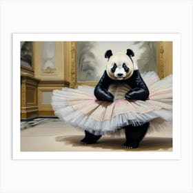 Royal Ballet - a panda in the palace Art Print