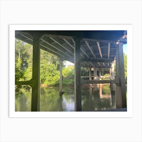 Under the Bridge at Catawba Meadows Art Print