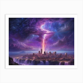 Storm Brewing Art Print