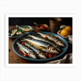 Sardines In Tomato Sauce Art Print