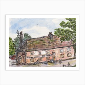 The Wheel Inn 15th Sep 2024 Art Print