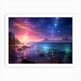 Night Sky With Stars Art Print