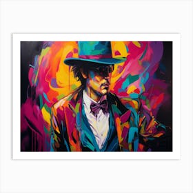 Man In A Hat 2 Art Print