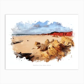 Reddell Beach, Broome, Western Australia Art Print