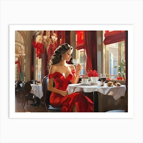 In a luxurious place Art Print