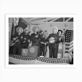 Tulare County, California, Fsa (Farm Security Administration) Farm Workers Camp, Hired Orchestra Which Played Art Print