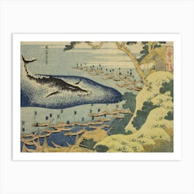 Whaling Off The Coast Of The Goto Islands, Katsushika Hokusai Art Print