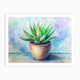 Aloe Vera Art Print