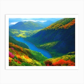 Autumn In The Mountains 4 Art Print