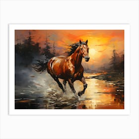 Noble Gallop The Horse S Quest Art Print