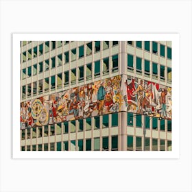 Sovietic Building In Berlin 01 Art Print