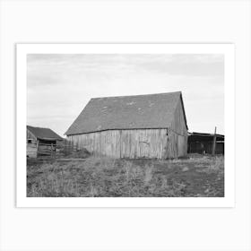 Barn On Farm Of Clifford Hainline, Tenant Farmer Near Ringgold, Iowa By Russell Lee Art Print