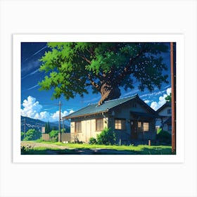 Tree House Art Print