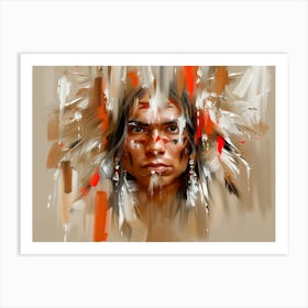 Native American Woman Art Print