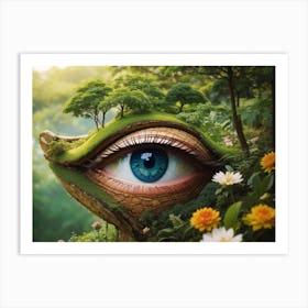 Eye Of The Forest Art Print