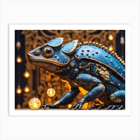 CyberPunk Karma Chameleon Art Print