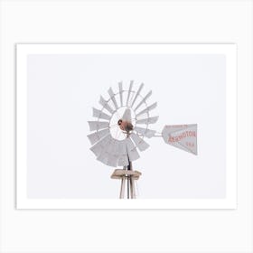 Windmill In Breeze Art Print