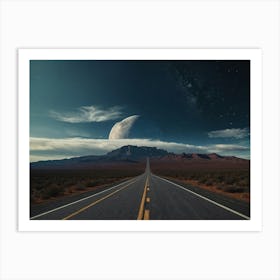 Road To The Moon Art Print