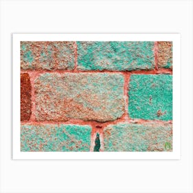 Rusty Brick Wall 20190812 32ppub Art Print