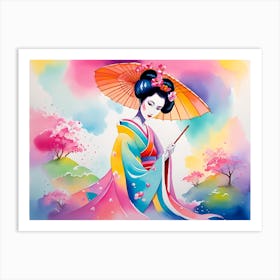 Geisha 57 Art Print