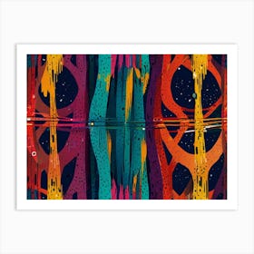 Abstract Painting 680 Art Print